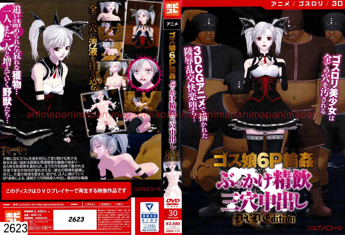ゴス娘6P輪姦ぶっかけ精飲三穴中出し ［DVD Edition］