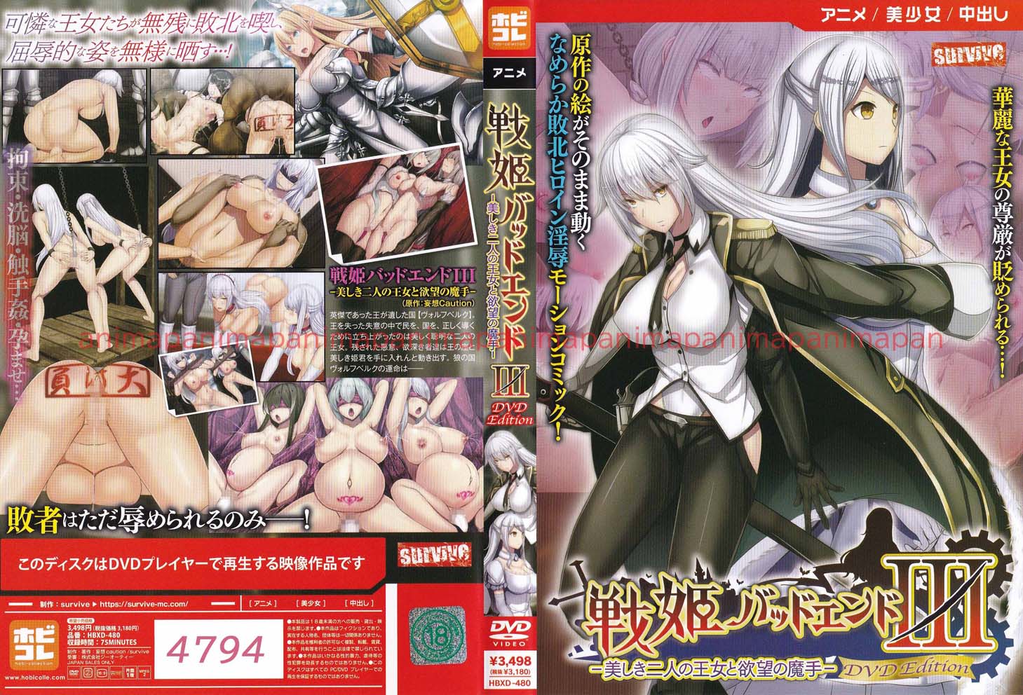 戦姫バッドエンドIII-美しき二人の王女と欲望の魔手-［DVD Edition］
